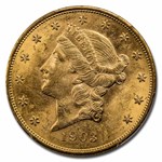 1903 $20 Liberty Gold Double Eagle MS-62 PCGS